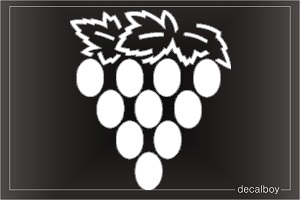 Grapes 5 Decal