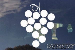 Grapes 6 Decal