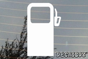 Gas Pump 123 Decal