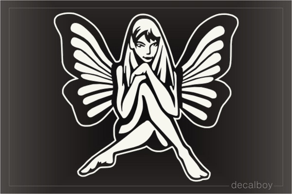 Fairy Sitting Decal