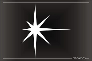 Star Sparkly Decal