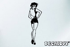 Sexy Girl 2 Decal