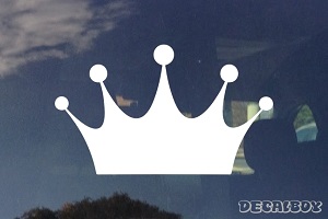 Gold Crown Decal