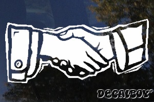 Handshake Car Decal