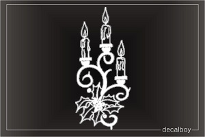 Candles Car Decal