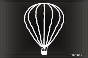 Hot Air Balloon Decal