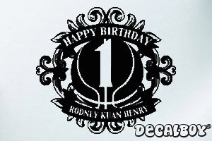 Happy Birthday Decal