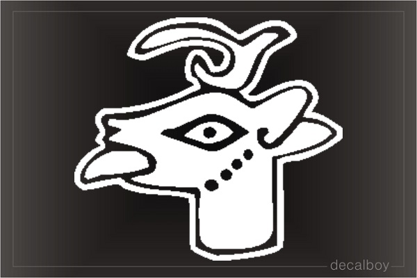 Aztec Mazati Deer Decal