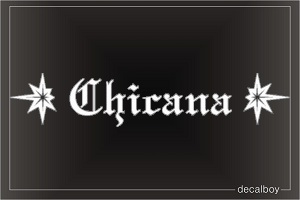Chicana Auto Decal