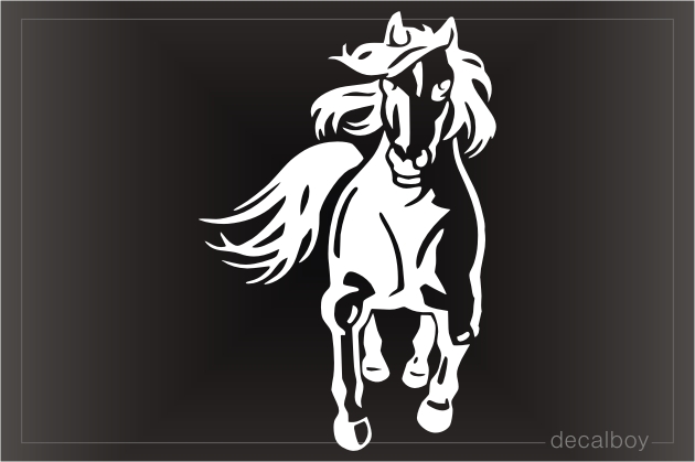 Horse American Saddlebred Decal