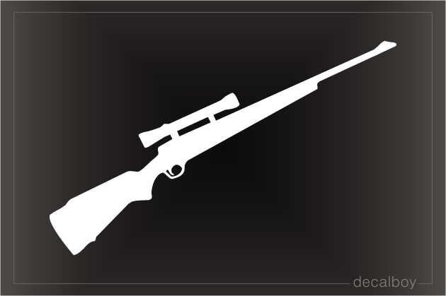 Hunting Rifle Decal