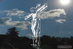 Jesus On The Cross Decal
