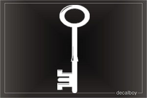 Key 5 Car Decal