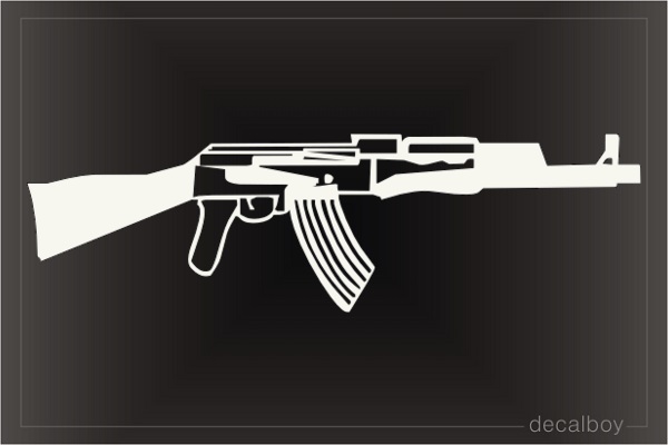 Kalashnikov Ak 47 Car Decal