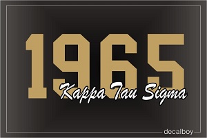 Kappa Tau Sigma Logo Decal