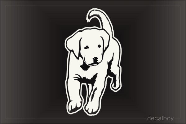 Labrador Puppy Decal