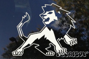 Lion Male Decal