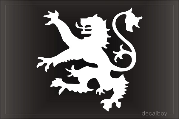 Lion Emblem Decal