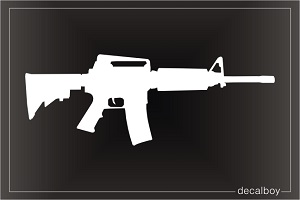 M4 Carbine Rifle Weapon Car Decal