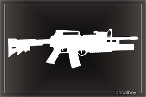 M4 Rifle Carbine Weapon Car Decal