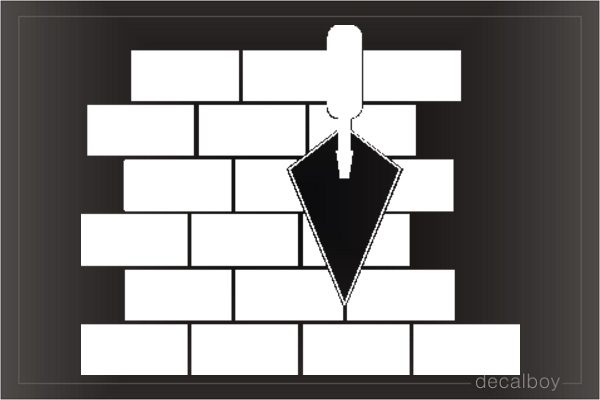 Brick Wall Masonry Decal