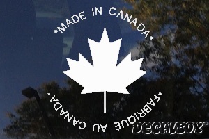 Made In Canada Decal