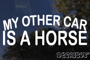 My Other Car Is A Horse Vinyl Die-cut Decal