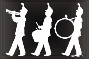 Marching Band Car Window Decal