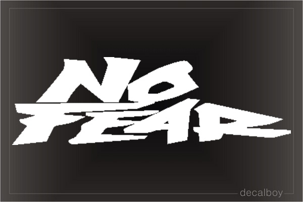 Nofear Decal