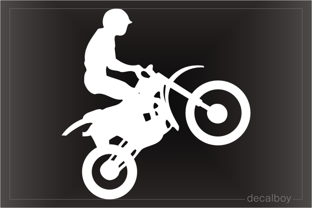 MOTORCYCLE TRAILS BMX DIRT BIKE Window Truck Car Sticker decal Sticker 4 