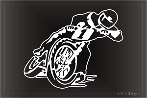 Motocross 1414 Window Decal