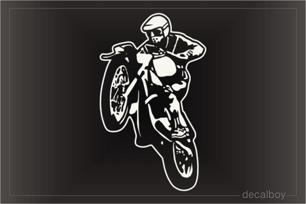 Motocross 1785 Window Decal