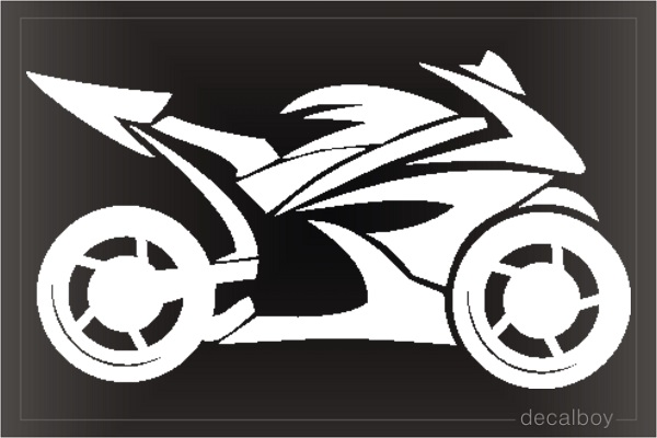 Motorcycle Flames Decal