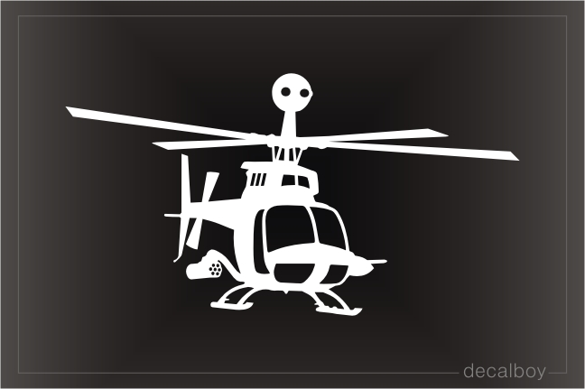 OH 58 Scout Helicopter Decal