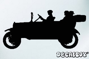 Old Car Decal