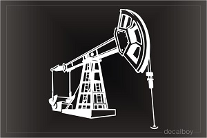Oilfield Pumpjack Decal