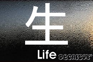 Life Chinese Symbol Auto Window Decal