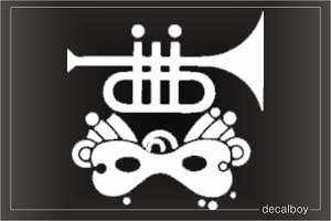 Trumpet Mask Decal
