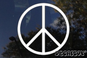 Peace Car Decal