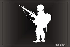 Army Soldier Decal