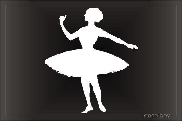 Dancer Ballet Decal