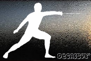 Olympics Fencing Decal