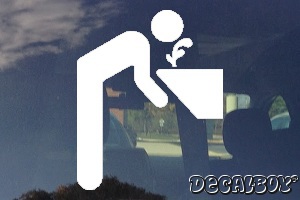 Fountain Car Window Decal