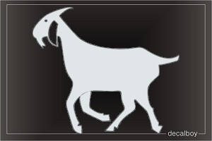 Goat 12 Window Decal