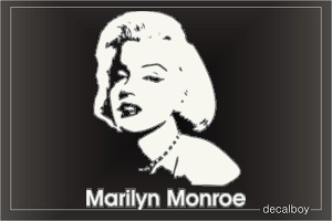 Marilyn Monroe Car Window Decal