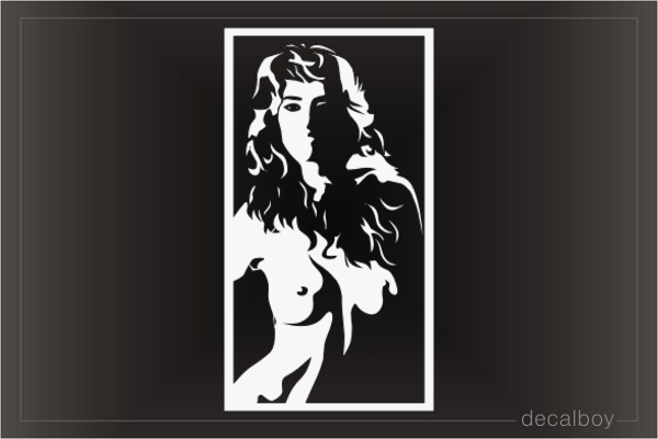 Nude Car Window Decal