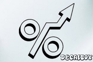 Percent Up Decal
