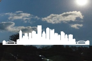 Pittsburgh Skyline Decal