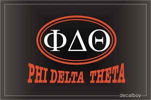 Phi Delta Theta Logo Decal