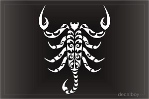 Polynesian Scorpion Decal